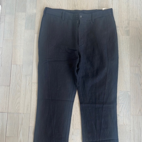 FORME LINEN/WOOL PANT - Picture 1 of 4